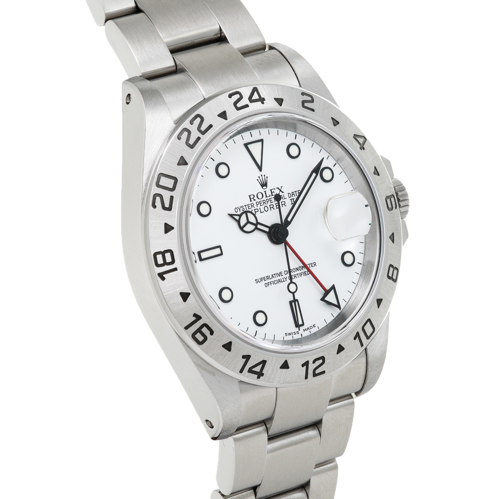 ロレックス ROLEX 16570 Y番(2002年頃製造) ホワイト メンズ 腕時計