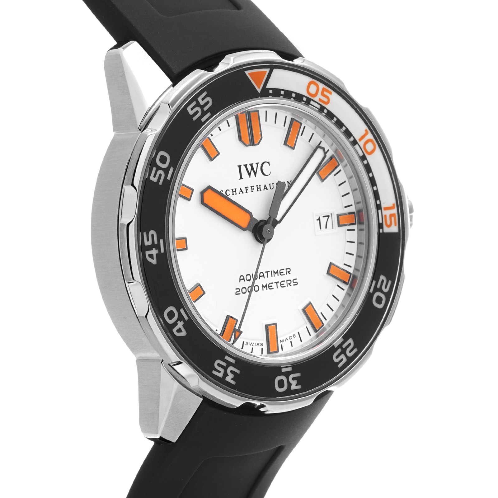 インターナショナルウォッチカンパニー IWC アクアタイマー IW356807 ホワイト ステンレススチール SS メンズ 腕時計