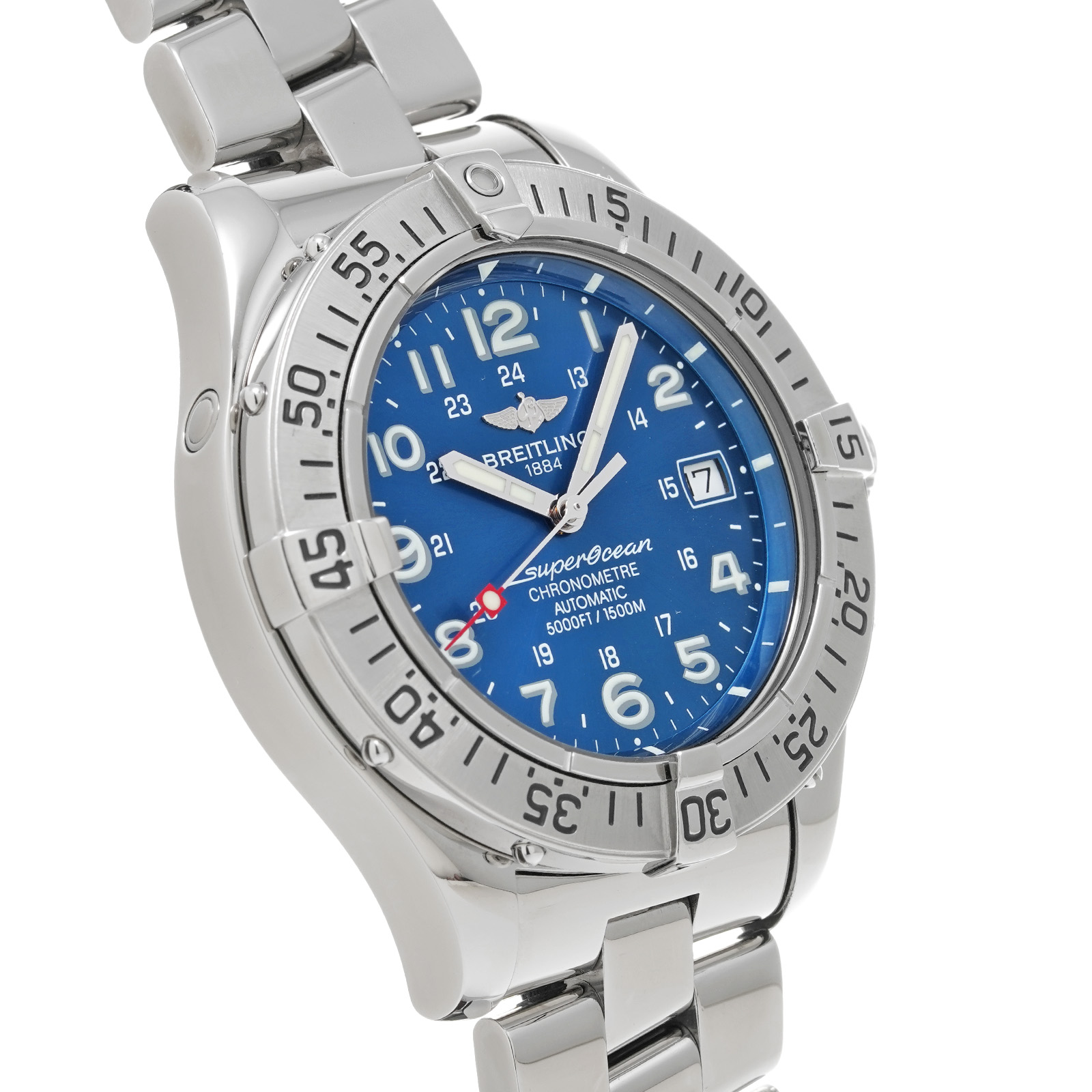 ブライトリング / BREITLING スーパーオーシャン A183C89PRS(A17360) ブルー メンズ 時計 【中古】【wristwatch】