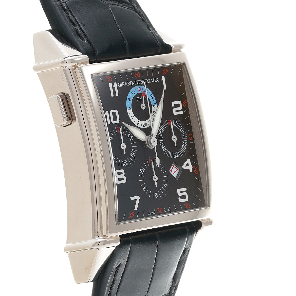 ジラール ペルゴ GIRARD-PERREGAUX 25975-53-612-BA6A ブラック メンズ 腕時計