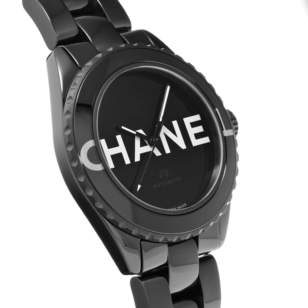 シャネル / CHANEL J12 ウォンテッド ドゥ シャネル 38MM H7418 ブラックラッカー メンズ 時計 【中古】【wristwatch】