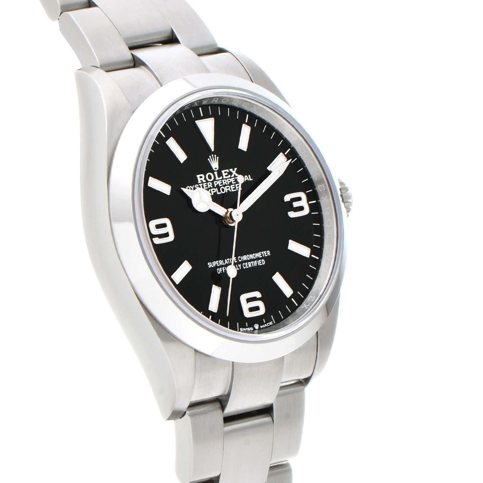 【118061】ROLEX ロレックス  124270 エクスプローラー 36 ブラックダイヤル ランダム番 SS 自動巻き ギャランティーカード 当店オリジナルボックス 腕時計 時計 WATCH メンズ 男性 男 紳士