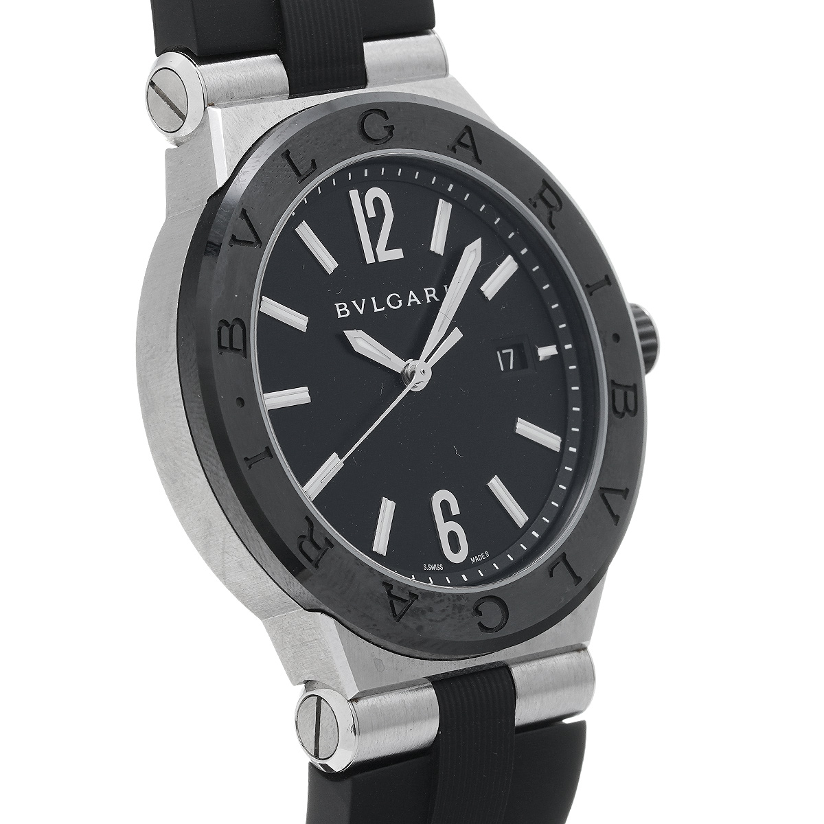 ブルガリ BVLGARI DG42SC ブラック メンズ 腕時計