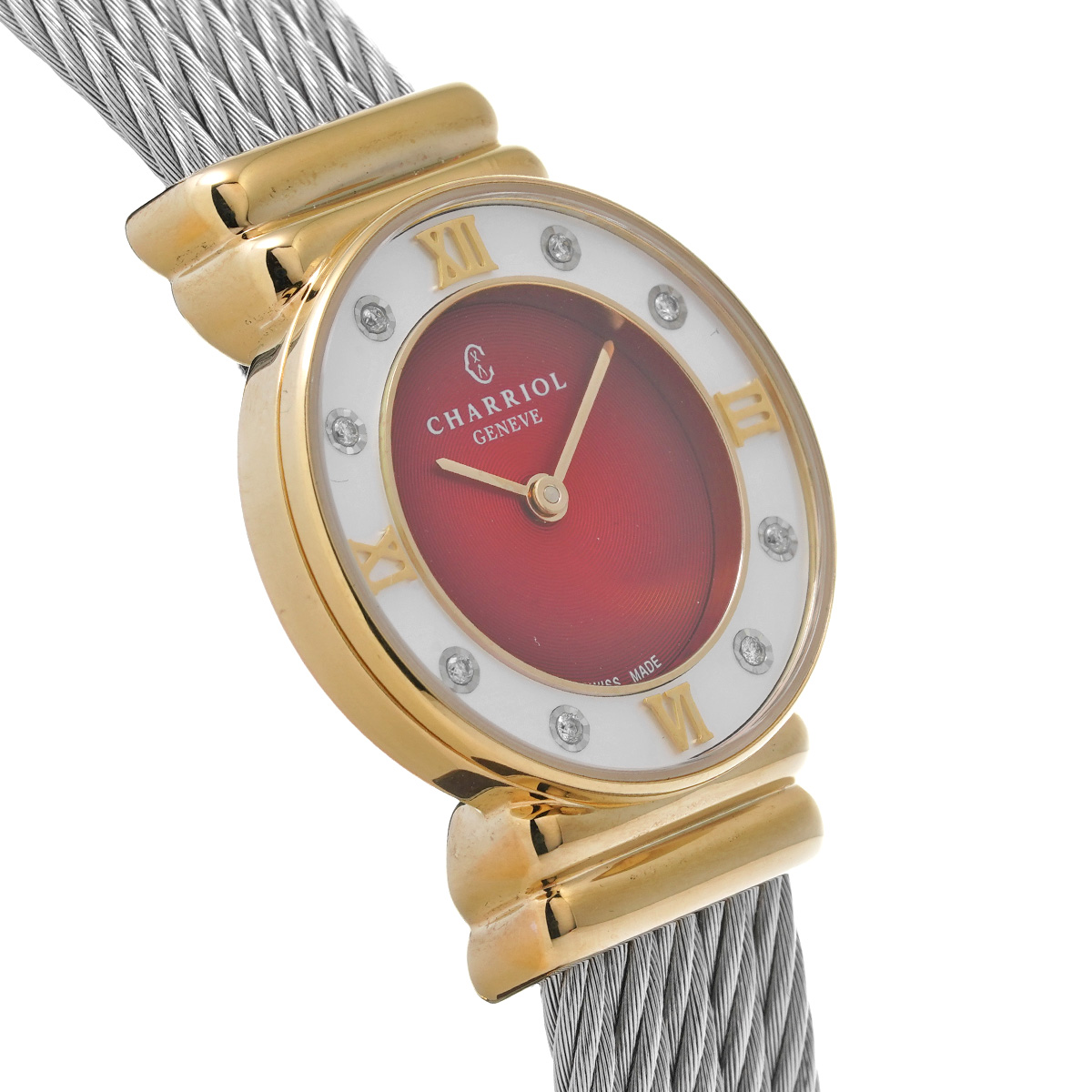 CHARRIOL　サントロペ ST028.3 ステンレススチール レディース 腕時計
