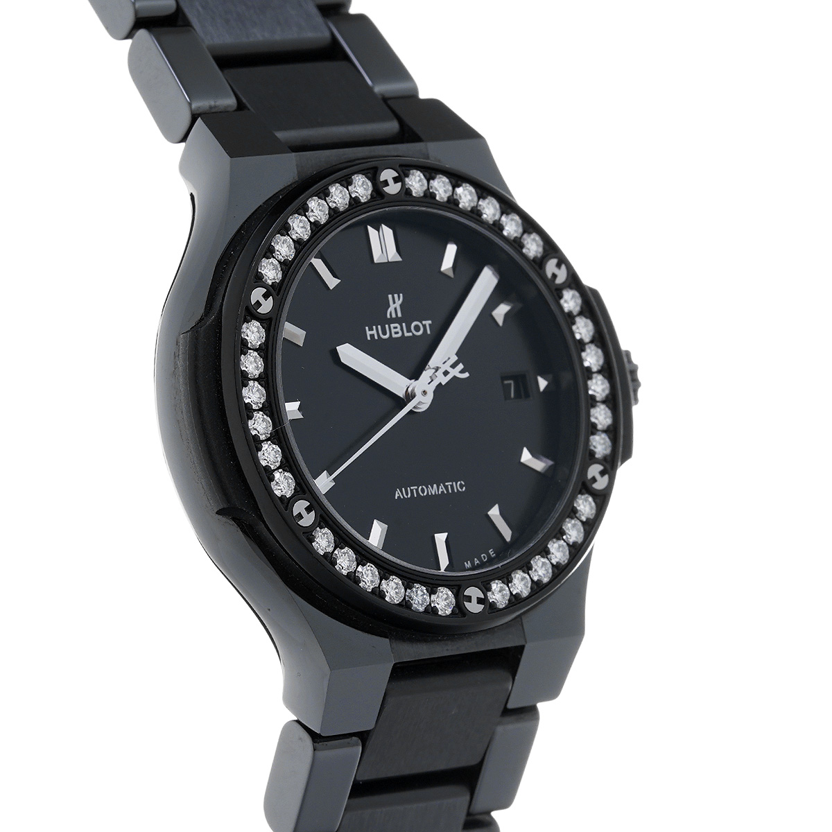 最適な材料 ウブロ HUBLOT クラシックフュージョン ブラックマジック ブラック ユニセックス 腕時計 