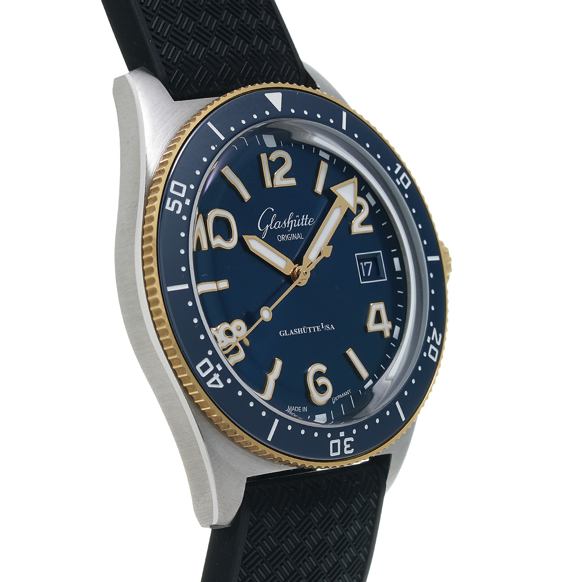グラスヒュッテ オリジナル GLASHUTTE ORIGINAL 1-39-11-10-90-33 ガルバニックブルー メンズ 腕時計