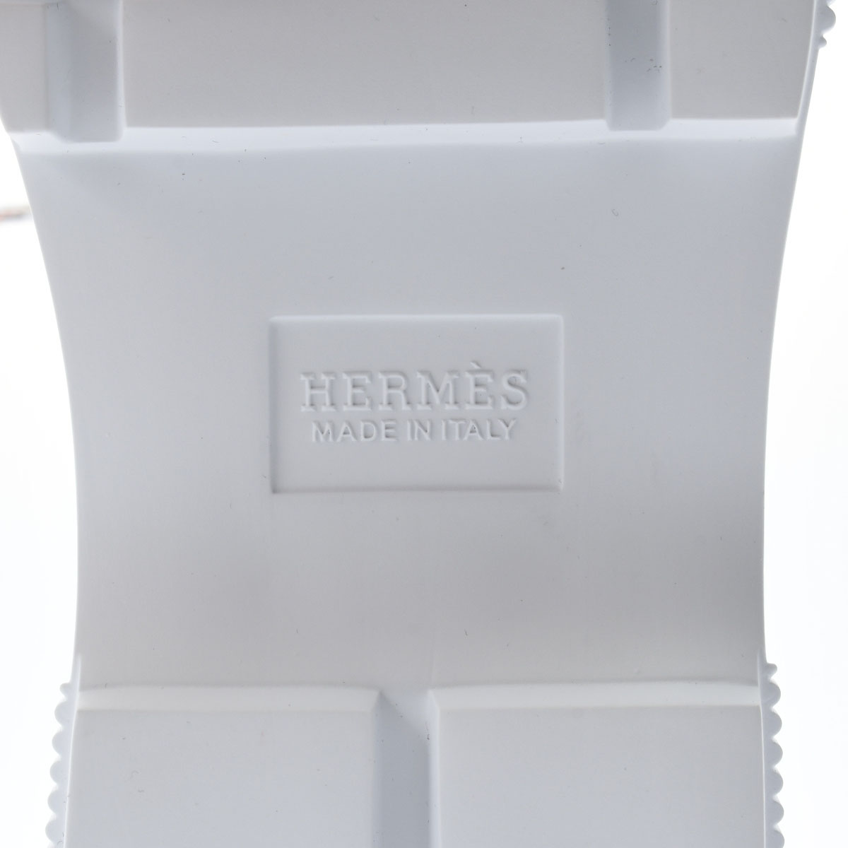 ショートブーツ フレッシュ #38 HERMES 2022年AW ホワイト ナイロンレザー HERMES エルメス レディース 【未使用品