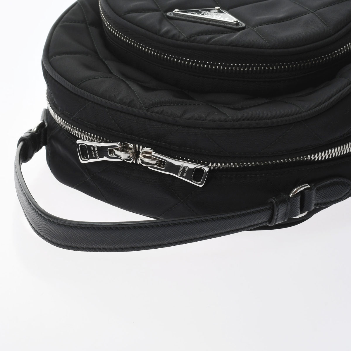 プラダ / PRADA バックパック アウトレット品 ブラック 1BZ066 ナイロン レディース バッグ 【未使用】【bag】