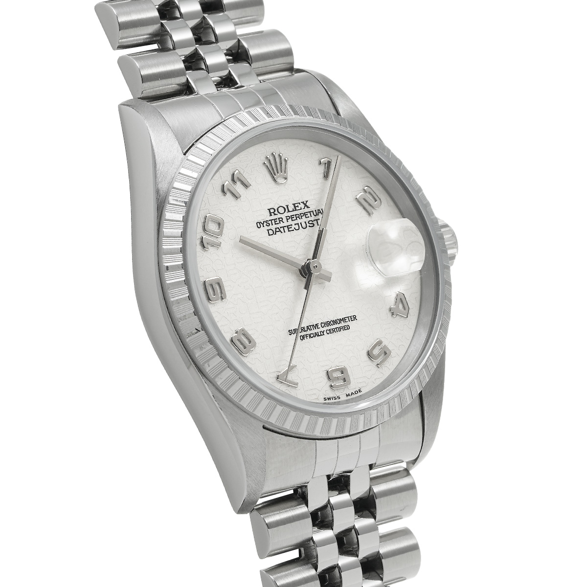 ロレックス ROLEX 16220 U番(1997年頃製造) ホワイト メンズ 腕時計