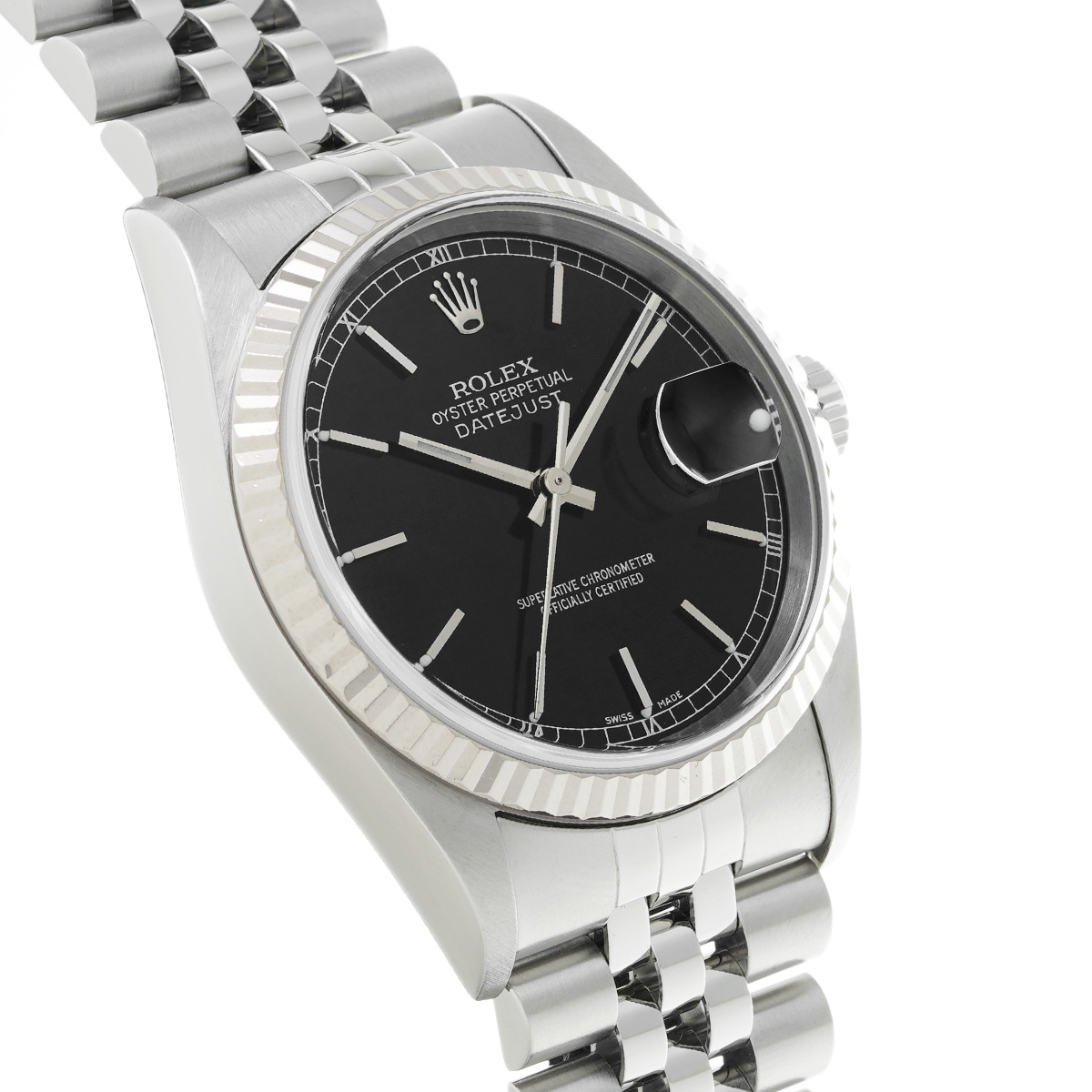 ロレックス ROLEX 16234 P番(2000年頃製造) ブラック メンズ 腕時計