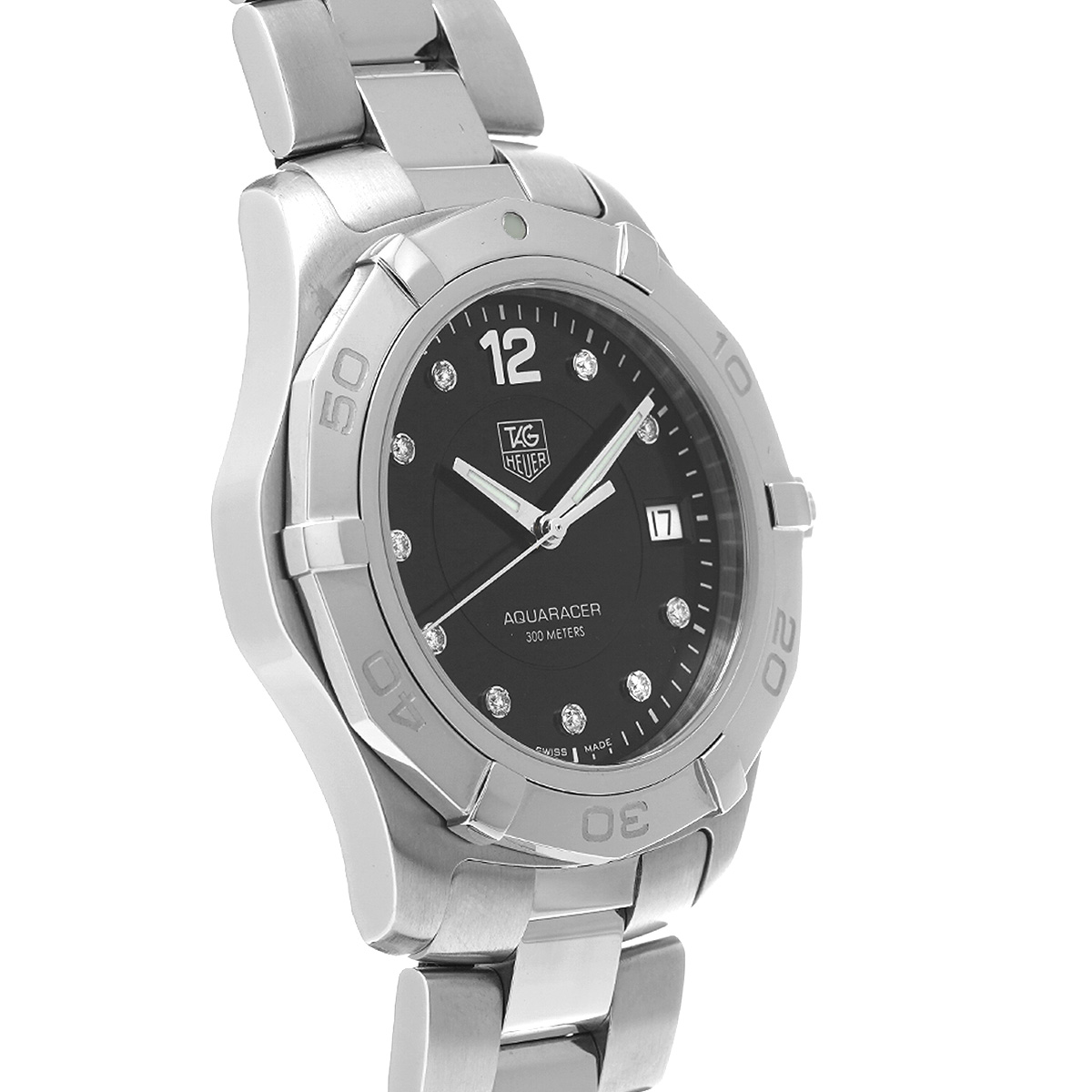 タグ ホイヤー TAG HEUER WAF111C.BA0810 ブラック /ダイヤモンド メンズ 腕時計