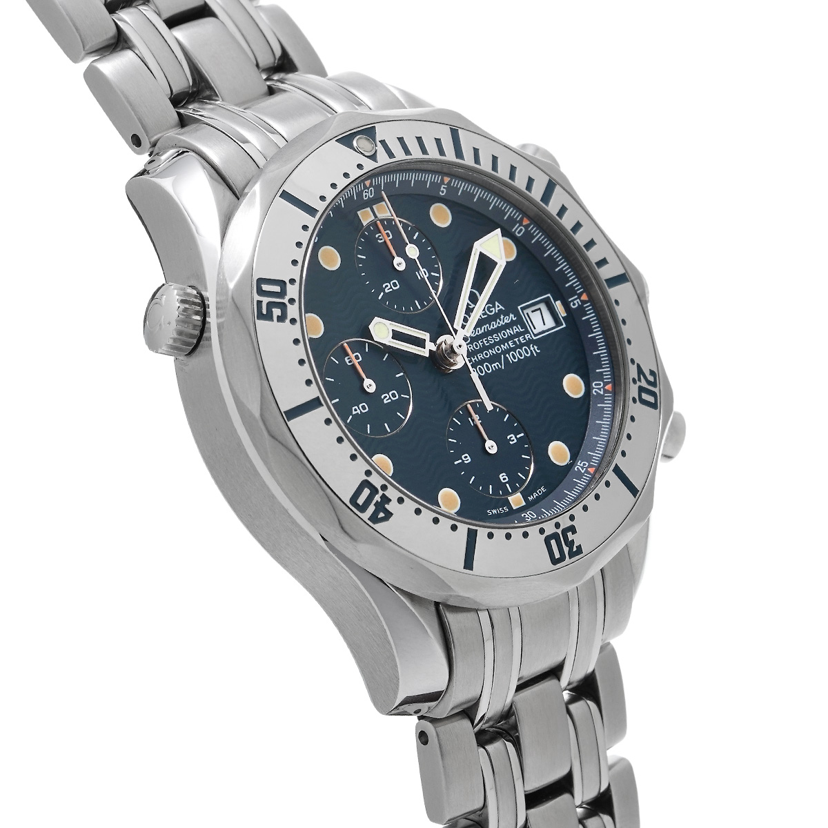 オメガ OMEGA 2598.80 ブルー メンズ 腕時計