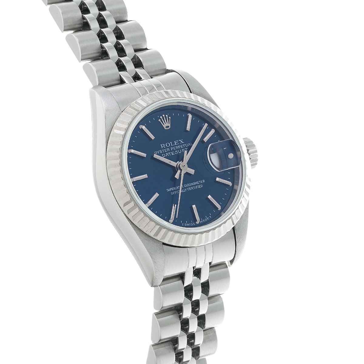 ロレックス / ROLEX デイトジャスト 69174 ブルー レディース 時計 【中古】【wristwatch】