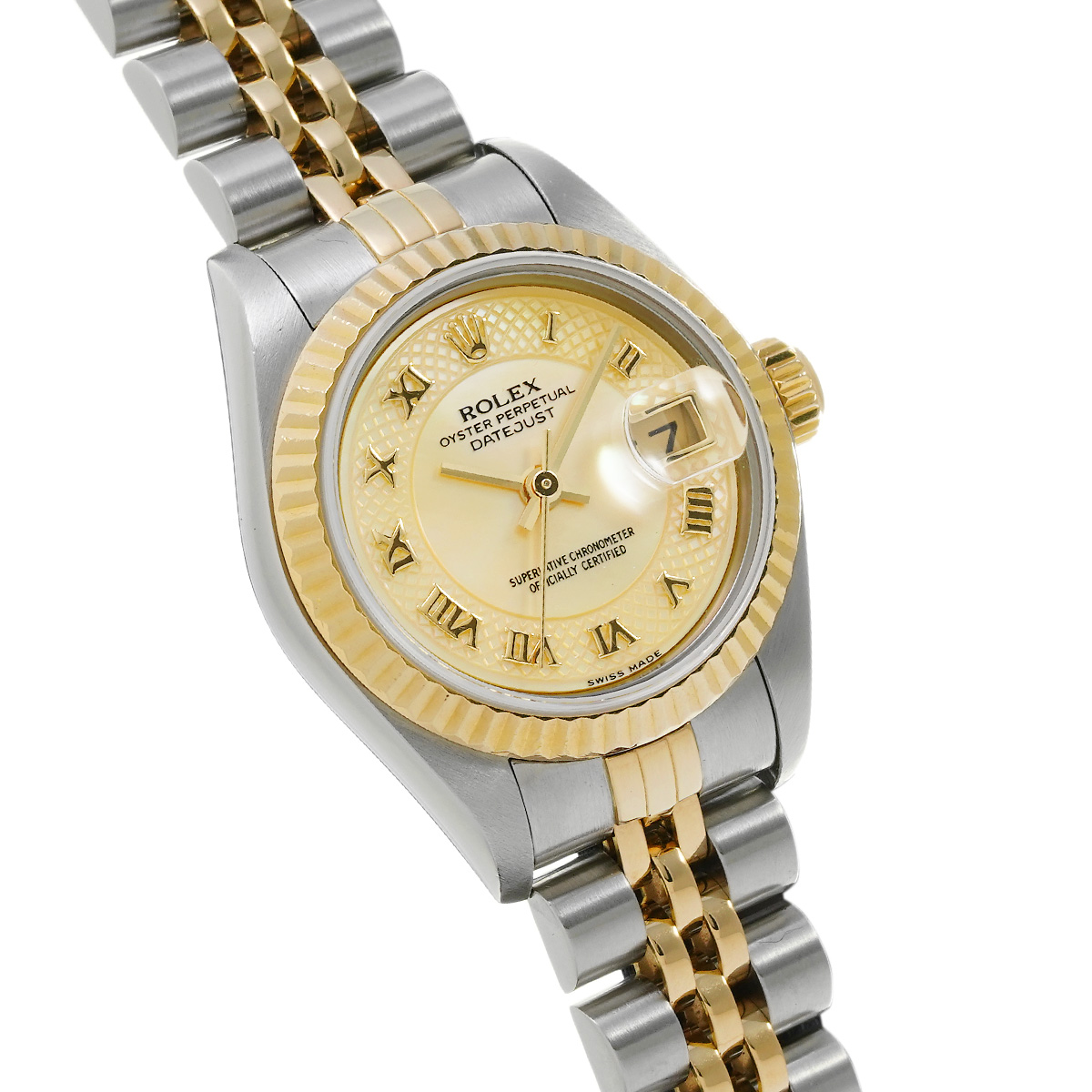 ロレックス / ROLEX デイトジャスト 79173NRD イエローシェル レディース 時計 【中古】【wristwatch】