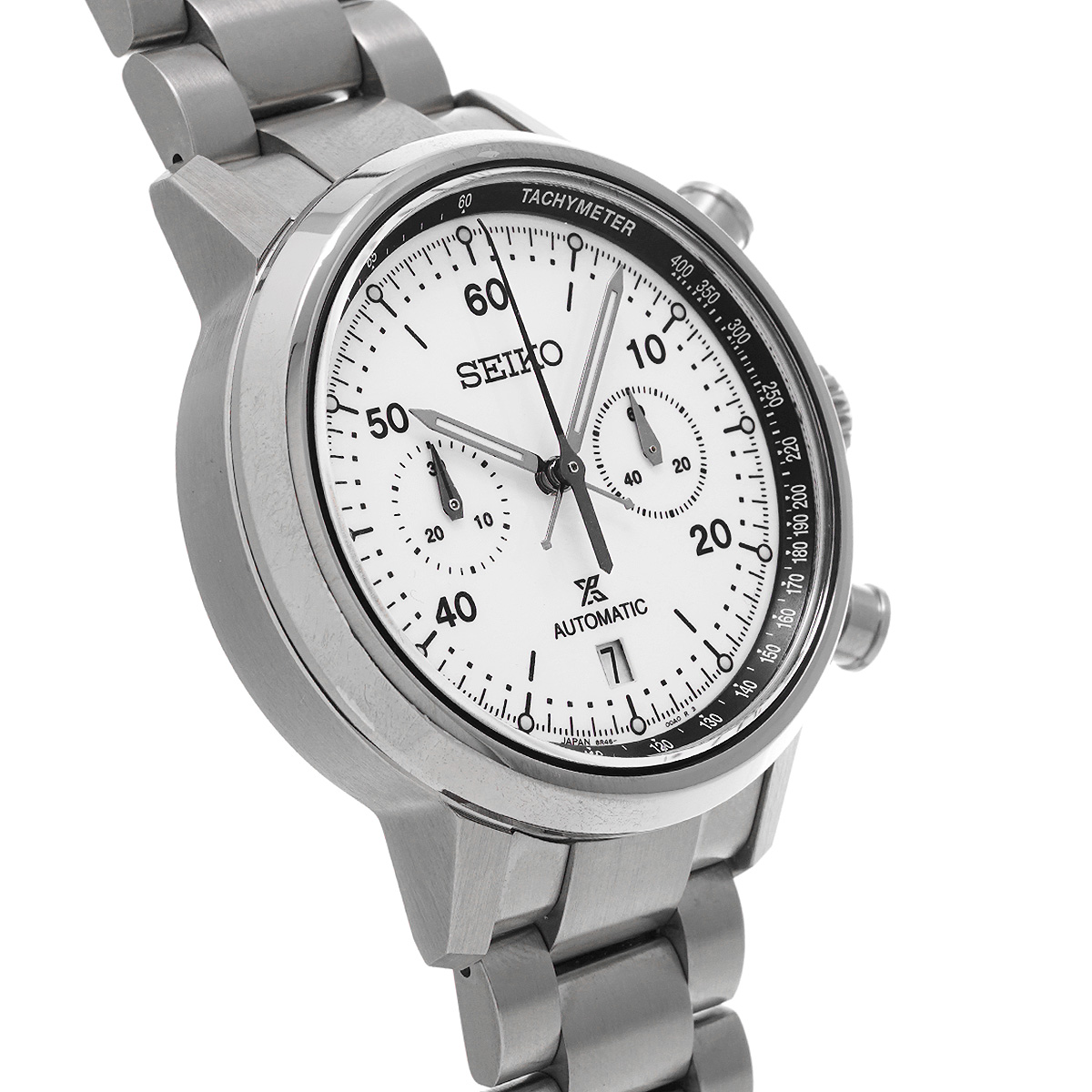 セイコー プロスペックス スピードタイマー メカニカル クロノグラフ SBEC007 ホワイト メンズ 時計 【中古】【wristwatch】