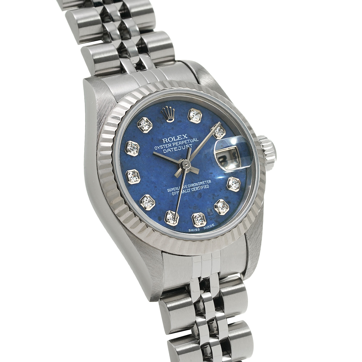 ロレックス ROLEX 79174G Y番(2002年頃製造) ソーダライト /ダイヤモンド レディース 腕時計