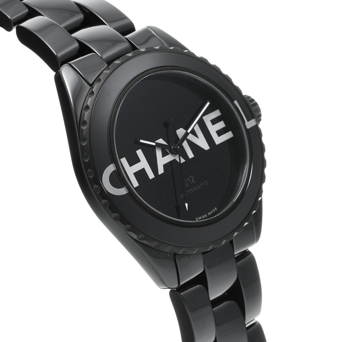 シャネル / CHANEL J12 ウォンテッド ドゥ シャネル 38MM H7418 ブラック メンズ 時計 【中古】【wristwatch】