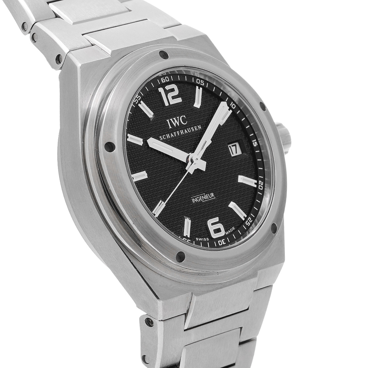 IWC IW322701 インヂュニア デイト 自動巻き メンズ腕時計 - 腕時計 