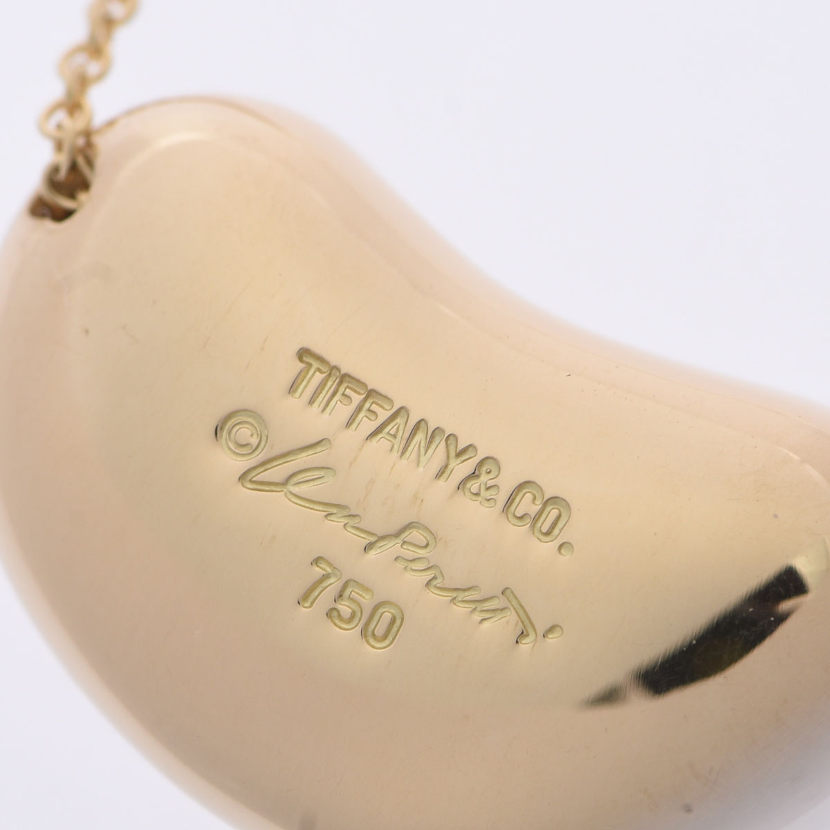 ティファニー / TIFFANY & Co. ビーンズネックレス ゴールド K18イエローゴールド レディース ジュエリー 【中古】【jewelry】