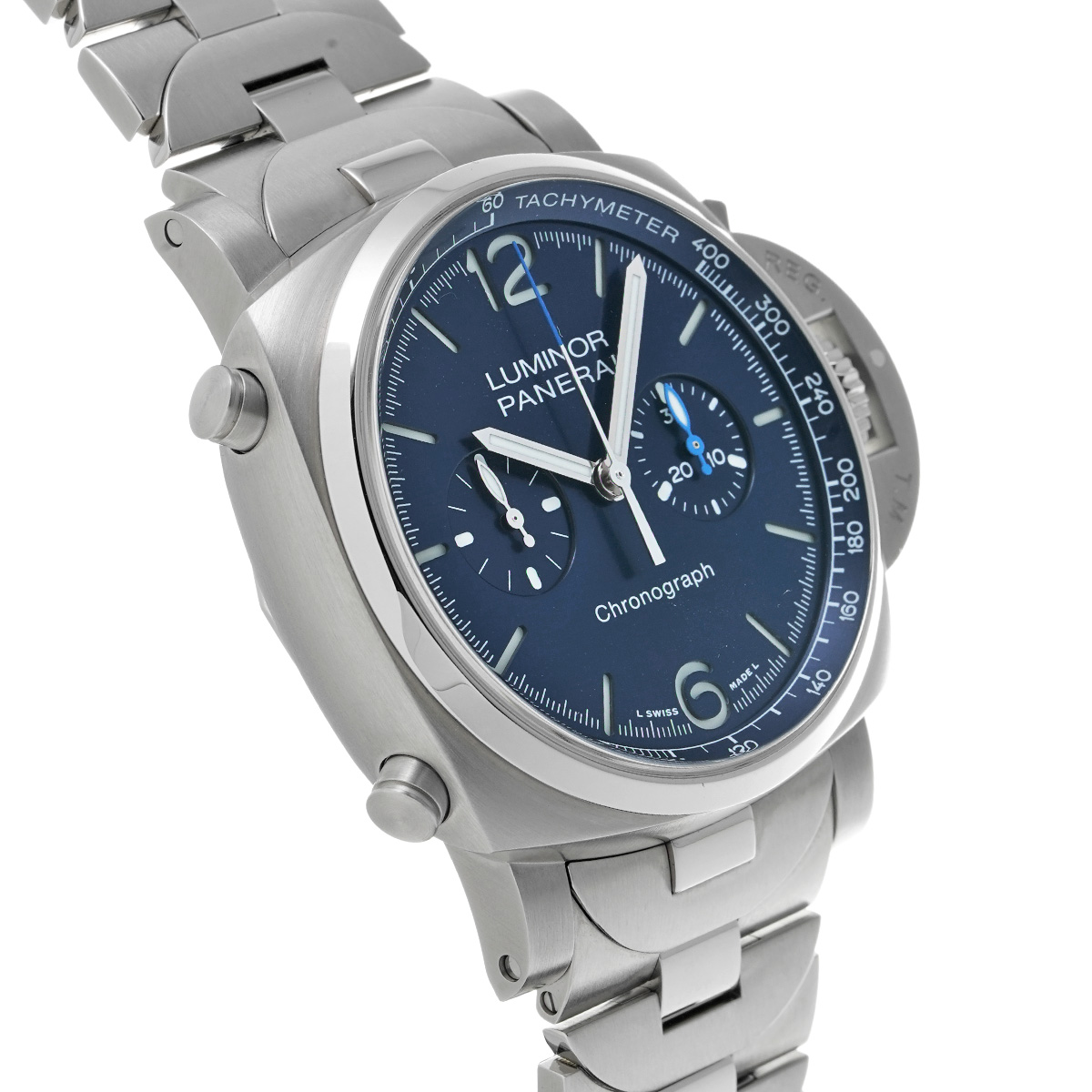 パネライ / PANERAI ルミノール クロノ PAM01110 ブルー メンズ 時計 【中古】【wristwatch】