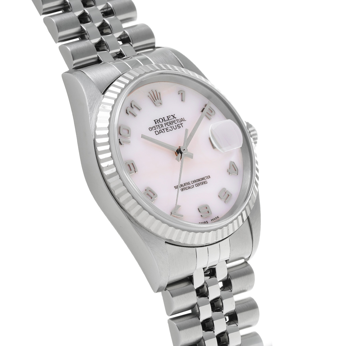 ロレックス ROLEX 16234NA P番(2000年頃製造) ピンクシェル メンズ 腕時計