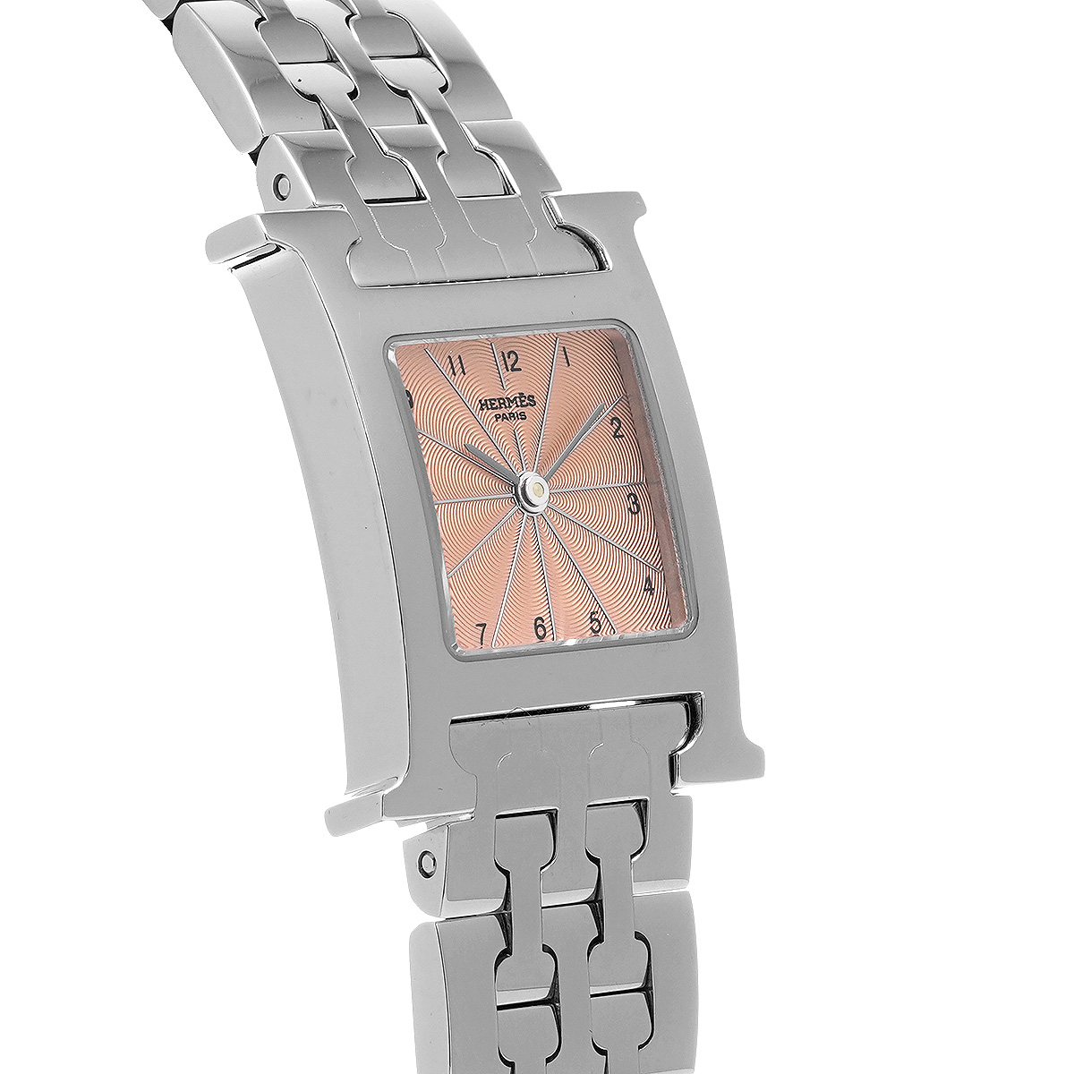 エルメス Hウォッチ HH1.210 ピンク レディース 時計 【中古】【wristwatch】