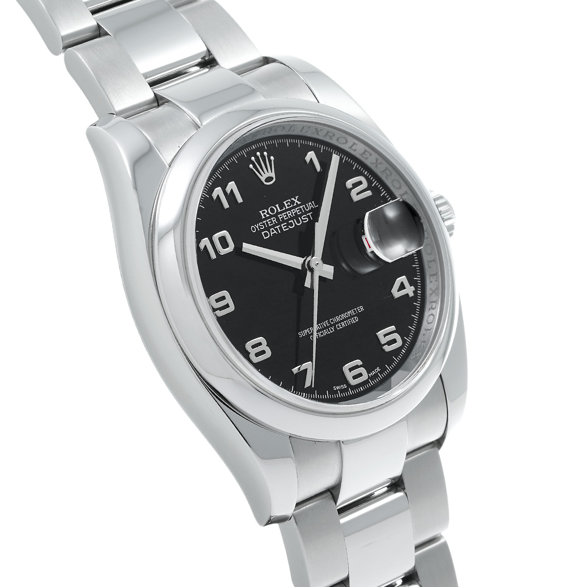 ロレックス ROLEX 116200 D番(2006年頃製造) ブラック メンズ 腕時計 ...