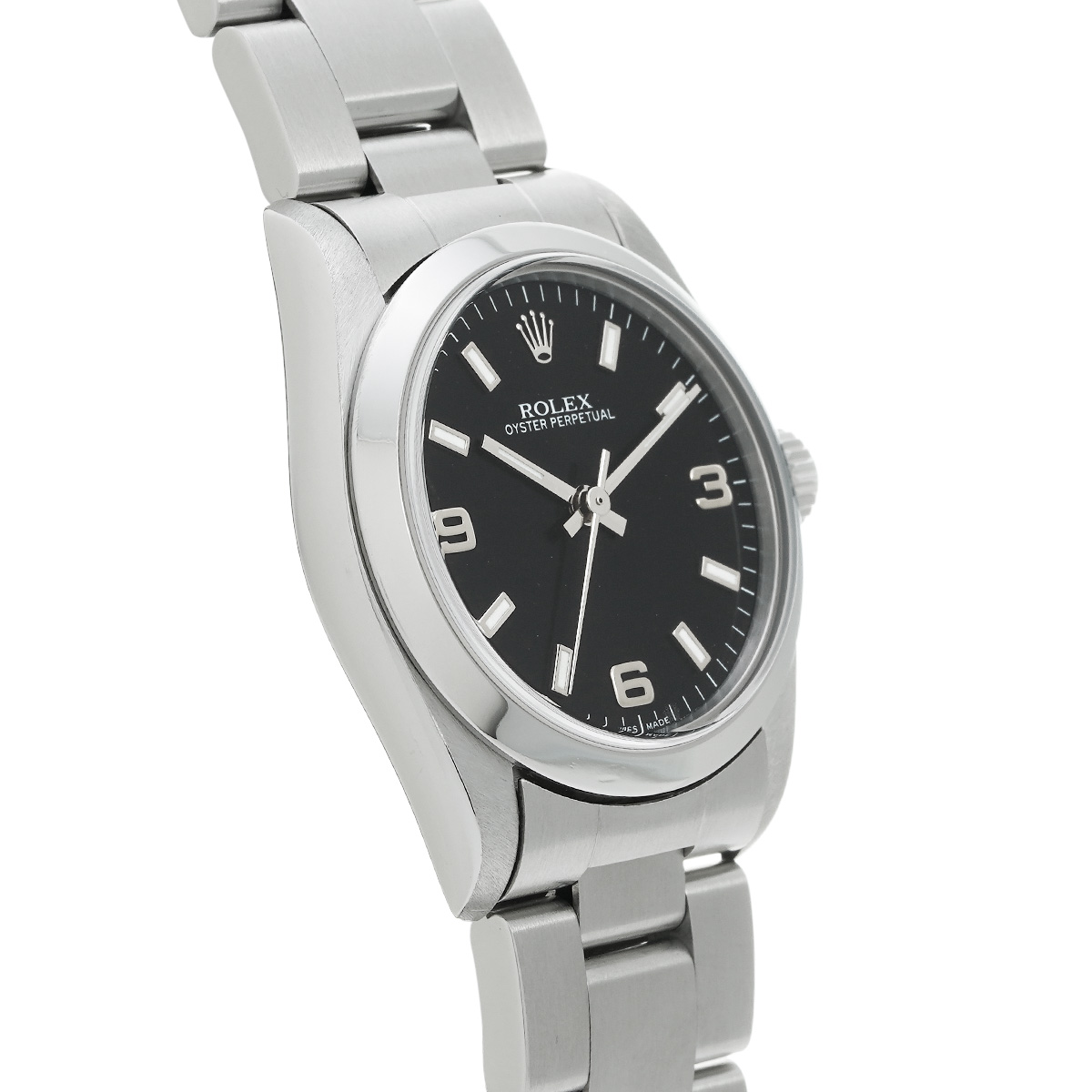 ロレックス ROLEX 77080 P番(2001年頃製造) ブラック ユニセックス 腕時計