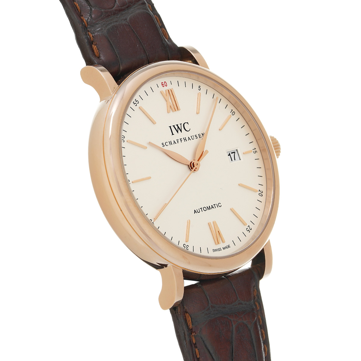 IWC ポートフィノ オートマティック IW356504 アイボリー メンズ 時計 【中古】【wristwatch】
