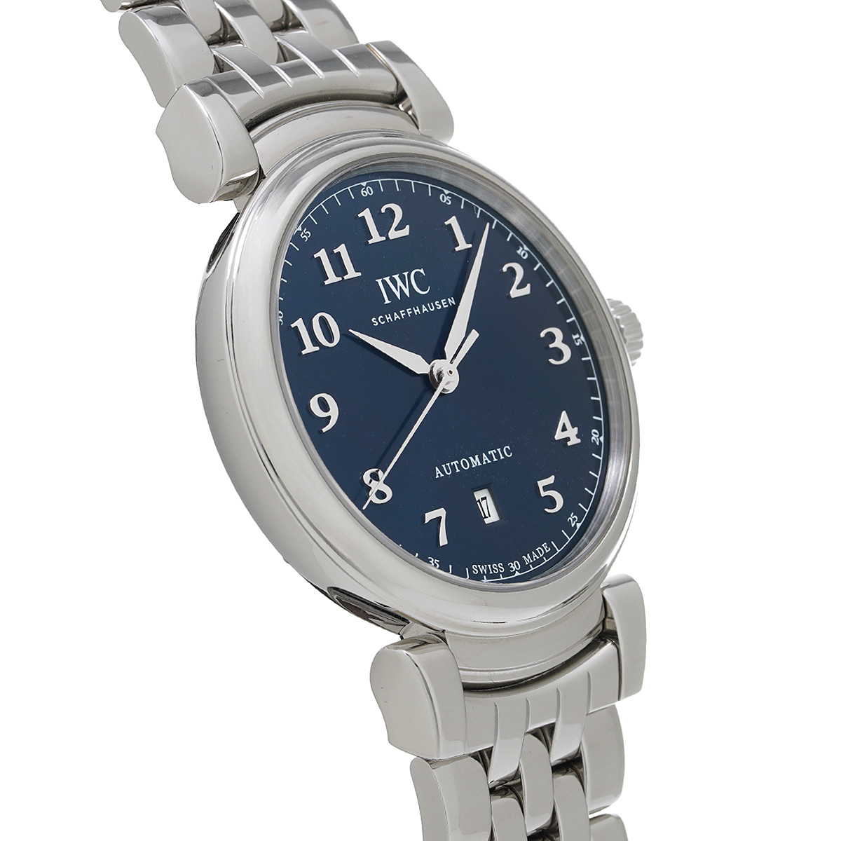 IWC ダ・ヴィンチ オートマティック IW356605 ブルー メンズ 時計 【中古】【wristwatch】