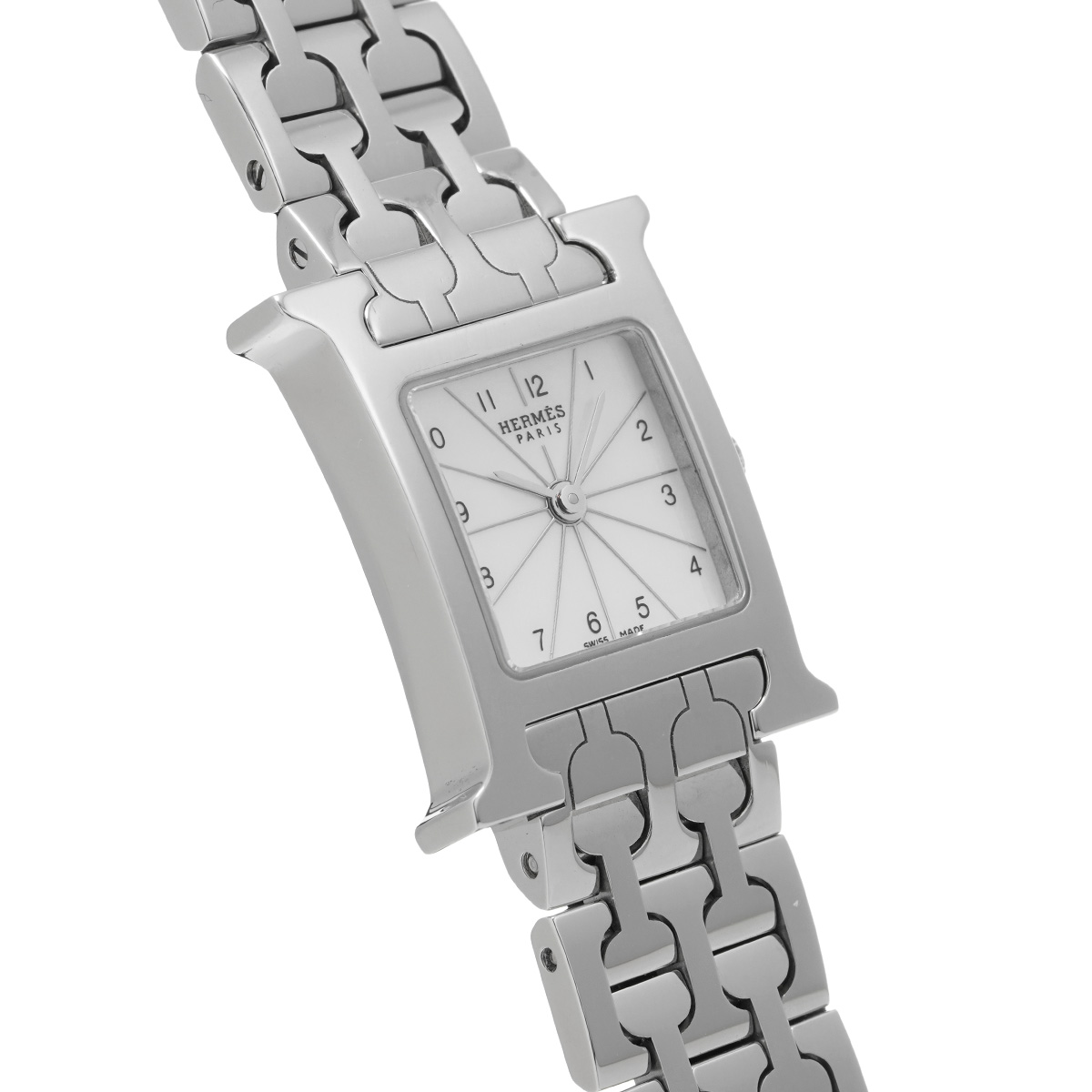 ファッション小物エルメス HERMES HH1.110.212/4835 ホワイトシェル レディース 腕時計
