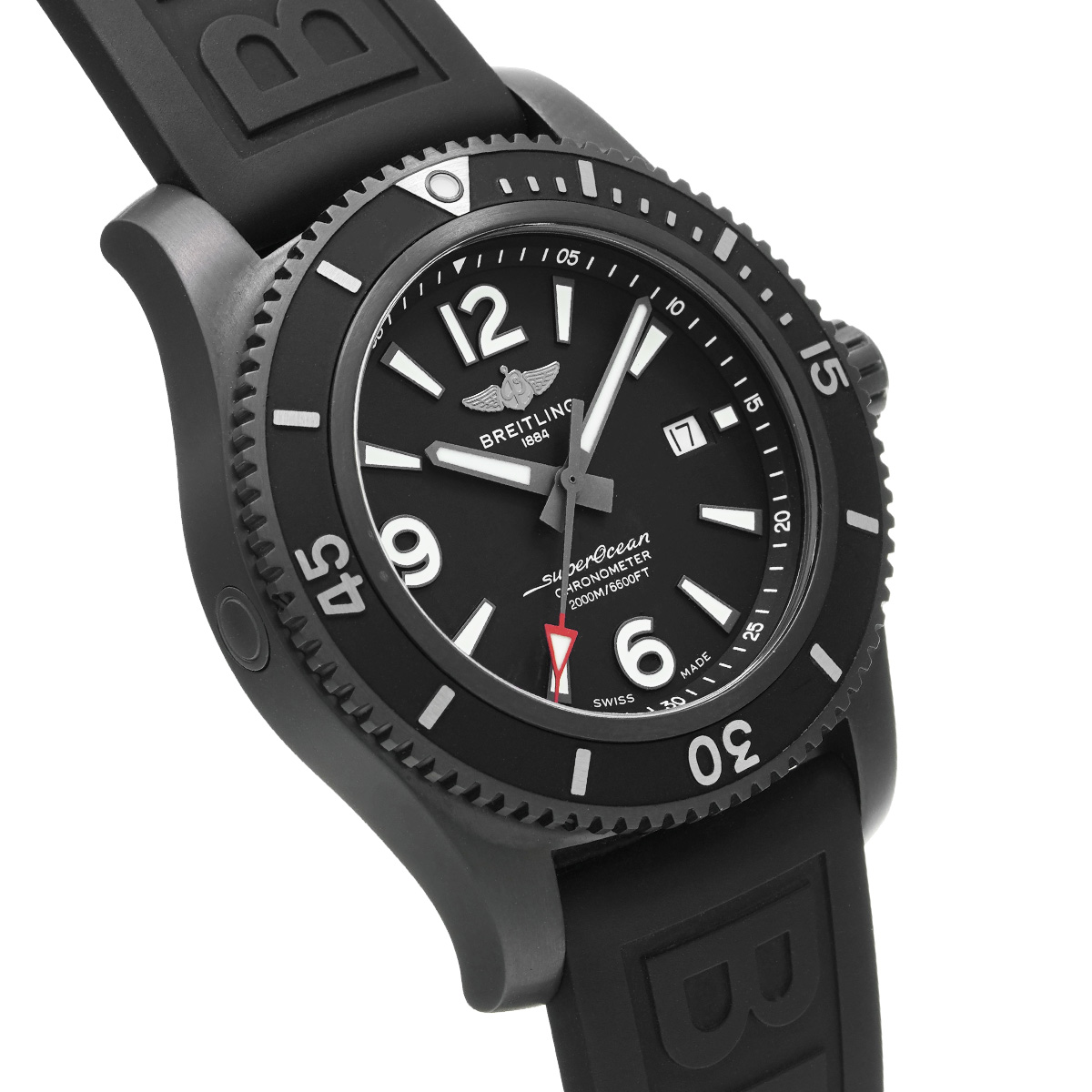 ブライトリング / BREITLING スーパーオーシャン オートマチック 46 ブラックスチール M17368B71B1S1 ブラック メンズ 時計  【中古】【wristwatch】