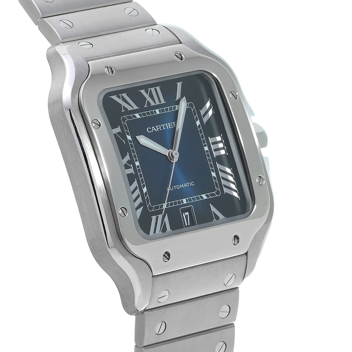 カルティエ / CARTIER サントス ドゥ カルティエ LM WSSA0013 ブルー・グラデーション メンズ 時計  【中古】【wristwatch】
