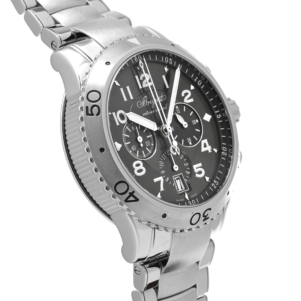 ブレゲ Breguet 3810ST/92/SZ9 グレー メンズ 腕時計