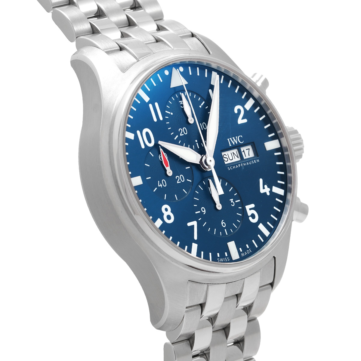 インターナショナルウォッチカンパニー IWC IW377717 ブルー メンズ 腕時計