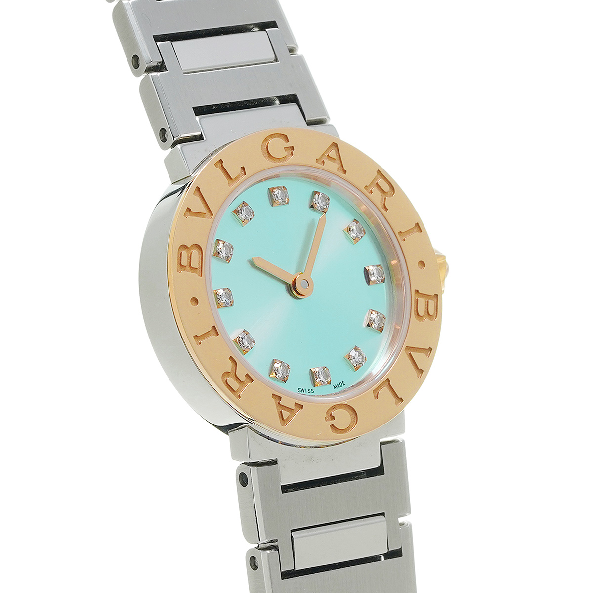 ブルガリ / BVLGARI ブルガリブルガリ LISA BBP23SG グリーン/ダイヤモンド レディース 時計 【中古】【wristwatch】