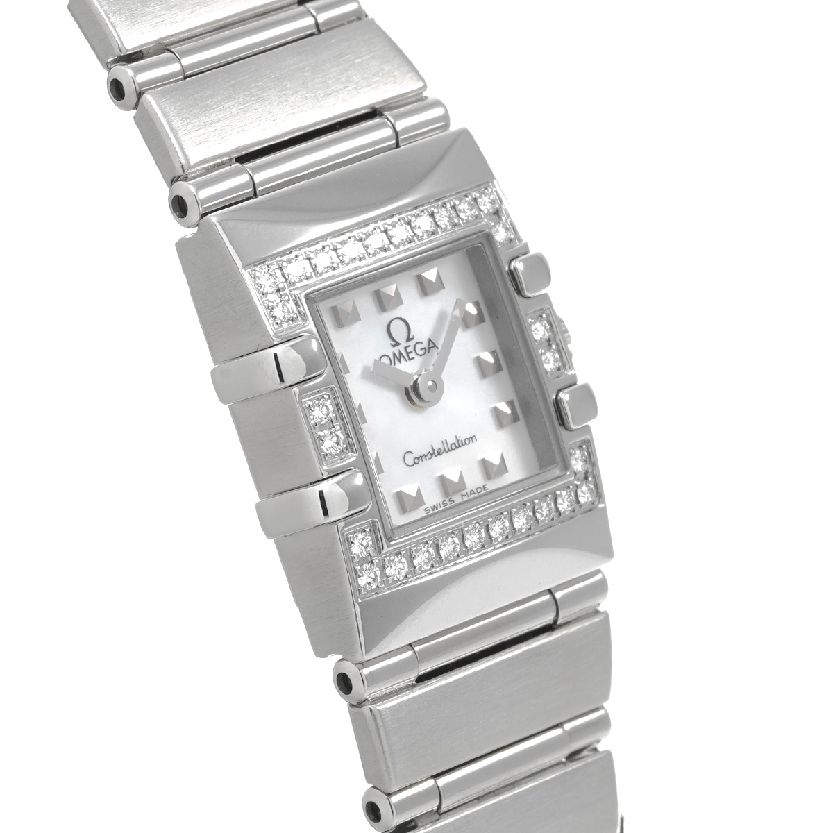 オメガ　コンステレーション　カレ　ホワイトシエル　レデース　腕時計文字盤カラーホワイト