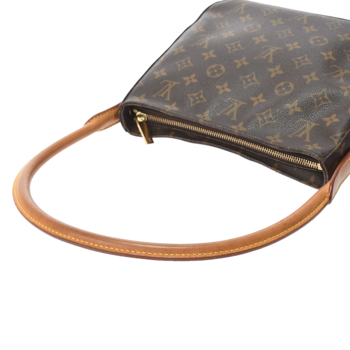 ルイ ヴィトン / LOUIS VUITTON モノグラム ルーピングMM ブラウン M51146 モノグラムキャンバス レディース バッグ  【中古】【bag】