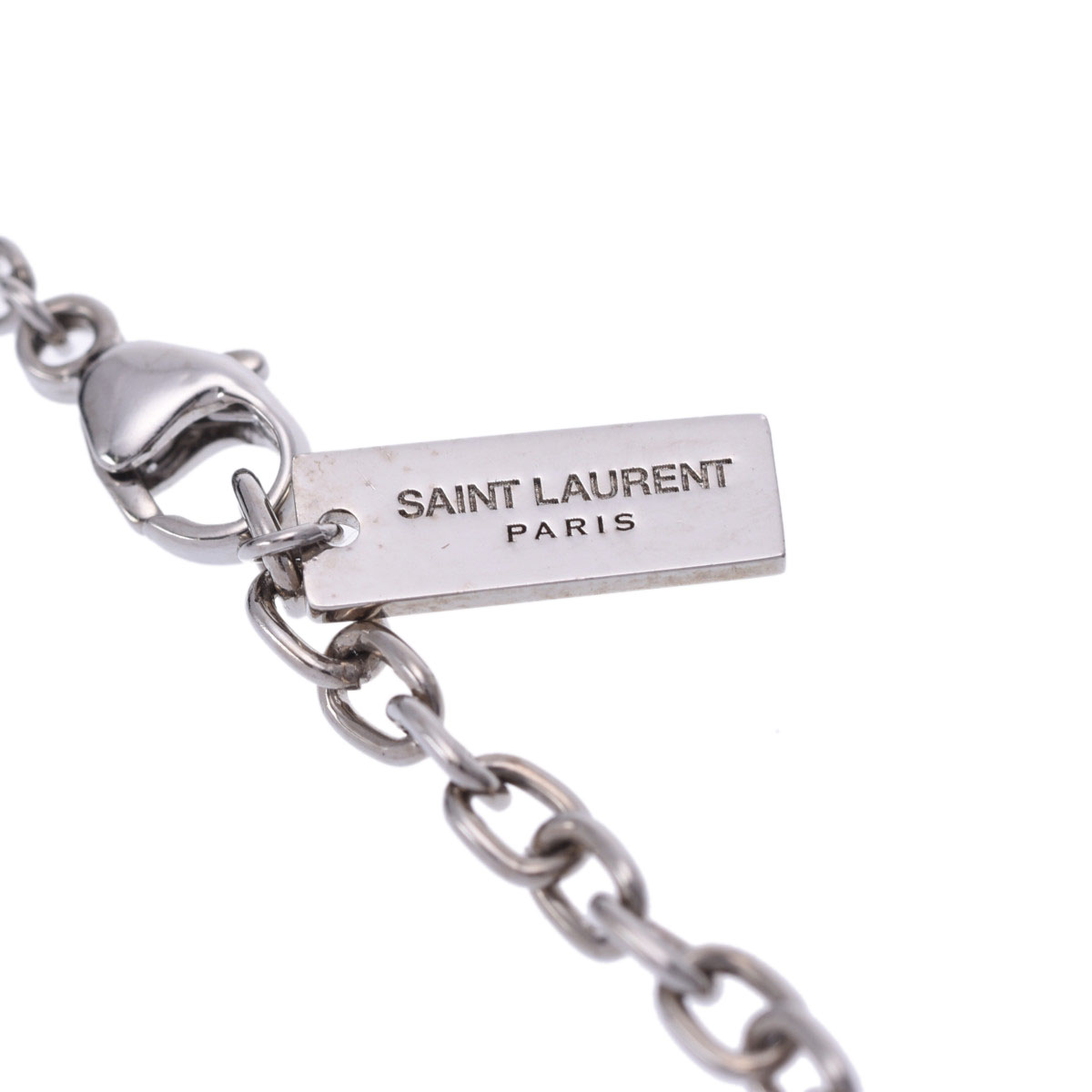 サンローラン SAINT LAURENT レディース ネックレス シルバー 真鍮 /ブラス100%