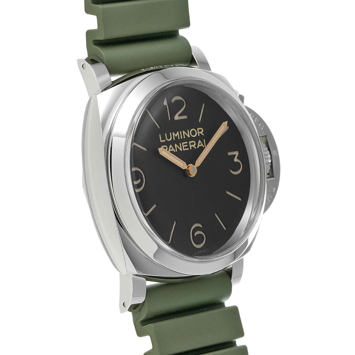 パネライ / PANERAI ルミノール 1950 3デイズ アッチャイオ PAM00372 ブラック メンズ 時計 【中古】【wristwatch】