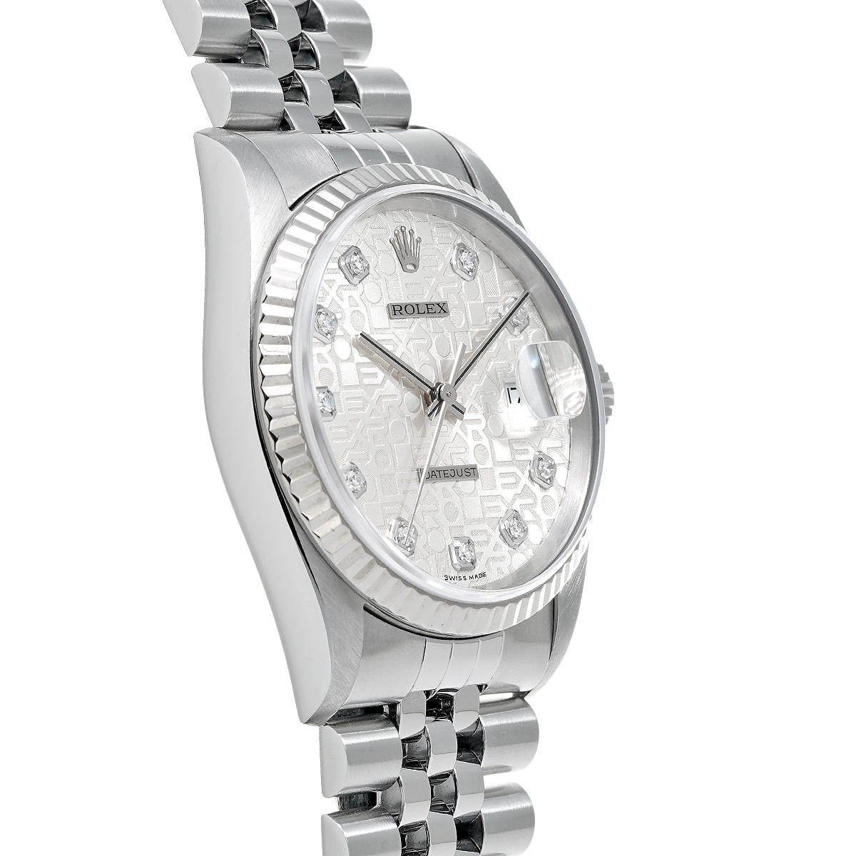 ロレックス ROLEX 16234G T番(1996年頃製造) シルバーコンピュータ /ダイヤモンド メンズ 腕時計