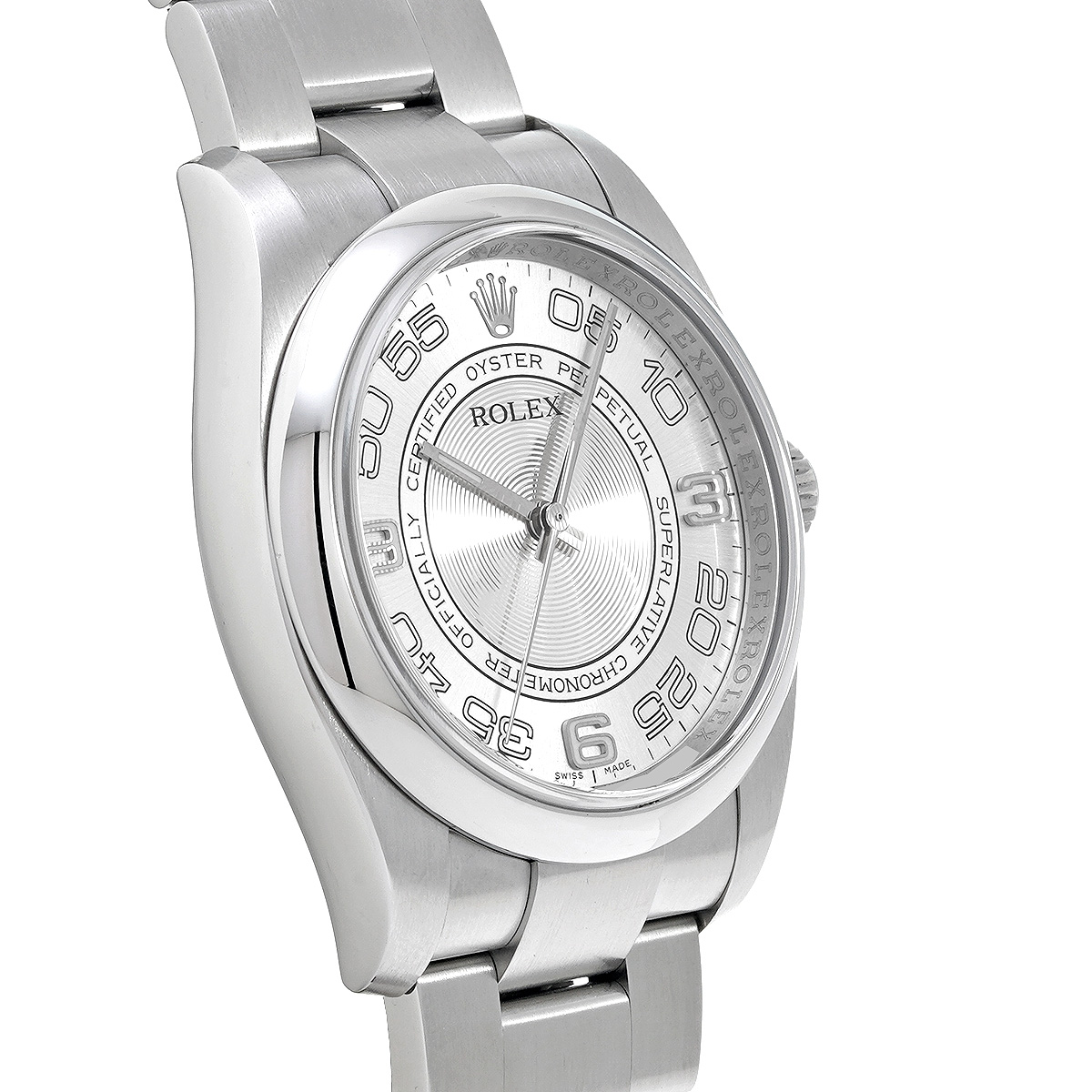 ロレックス ROLEX 116000 V番(2009年頃製造) シルバーコンセントリック メンズ 腕時計