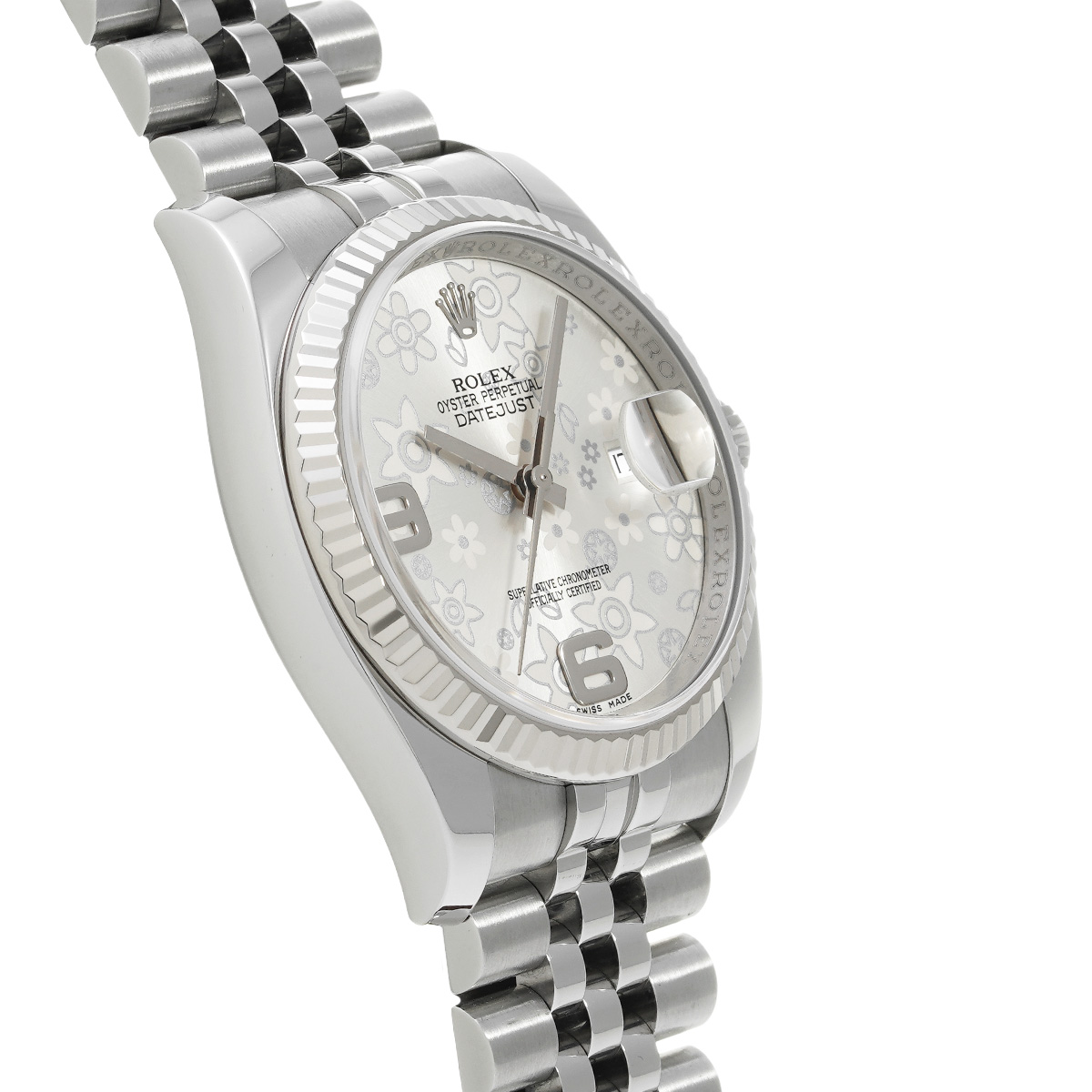 ロレックス ROLEX 116234 ランダムシリアル シルバーフラワー メンズ 腕時計