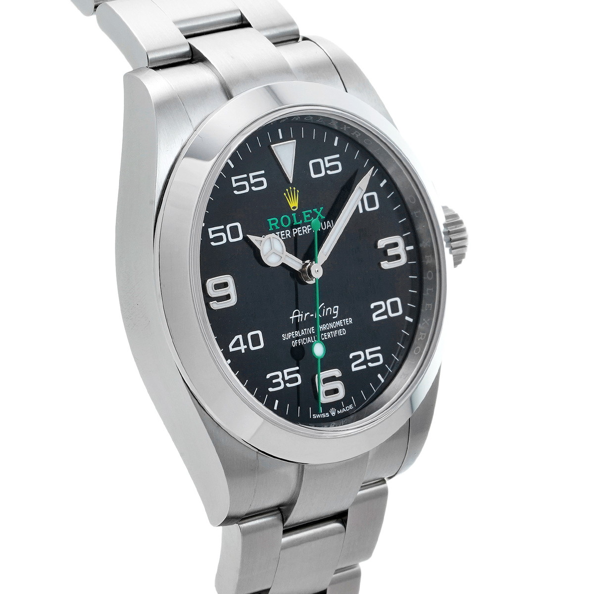 ロレックス / ROLEX エアキング 126900 ブラック メンズ 時計 【未使用】【wristwatch】