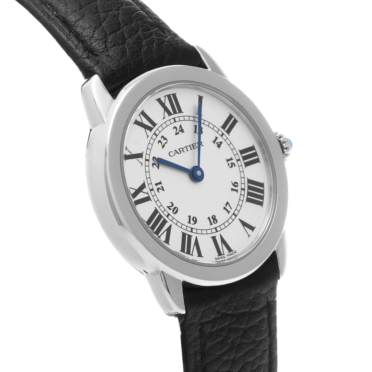 カルティエ ロンドソロ ドゥ カルティエ SM WSRN0019 シルバー レディース 時計 【中古】【wristwatch】