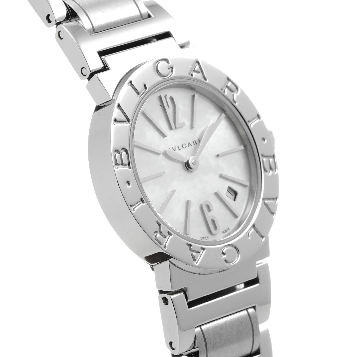 ブルガリ BVLGARI BBL26S ホワイトシェル レディース 腕時計腕時計