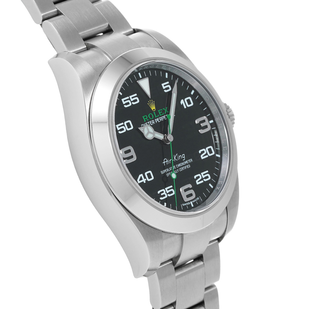 ロレックス エアキング 116900 ブラック メンズ 時計 【中古】【wristwatch】