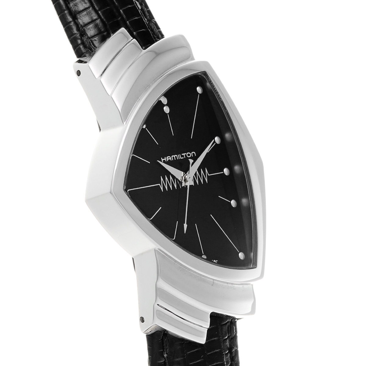 ハミルトン ベンチュラ H244112 ブラック メンズ 時計 【中古】【wristwatch】