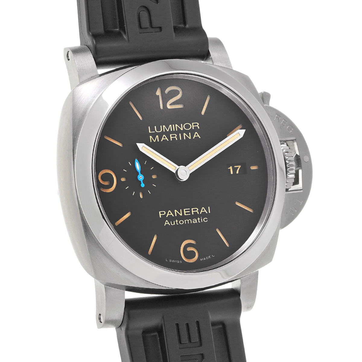パネライ ルミノールマリーナ 1950 3デイズ アッチャイオ PAM01312 ブラック メンズ 時計 【中古】【wristwatch】