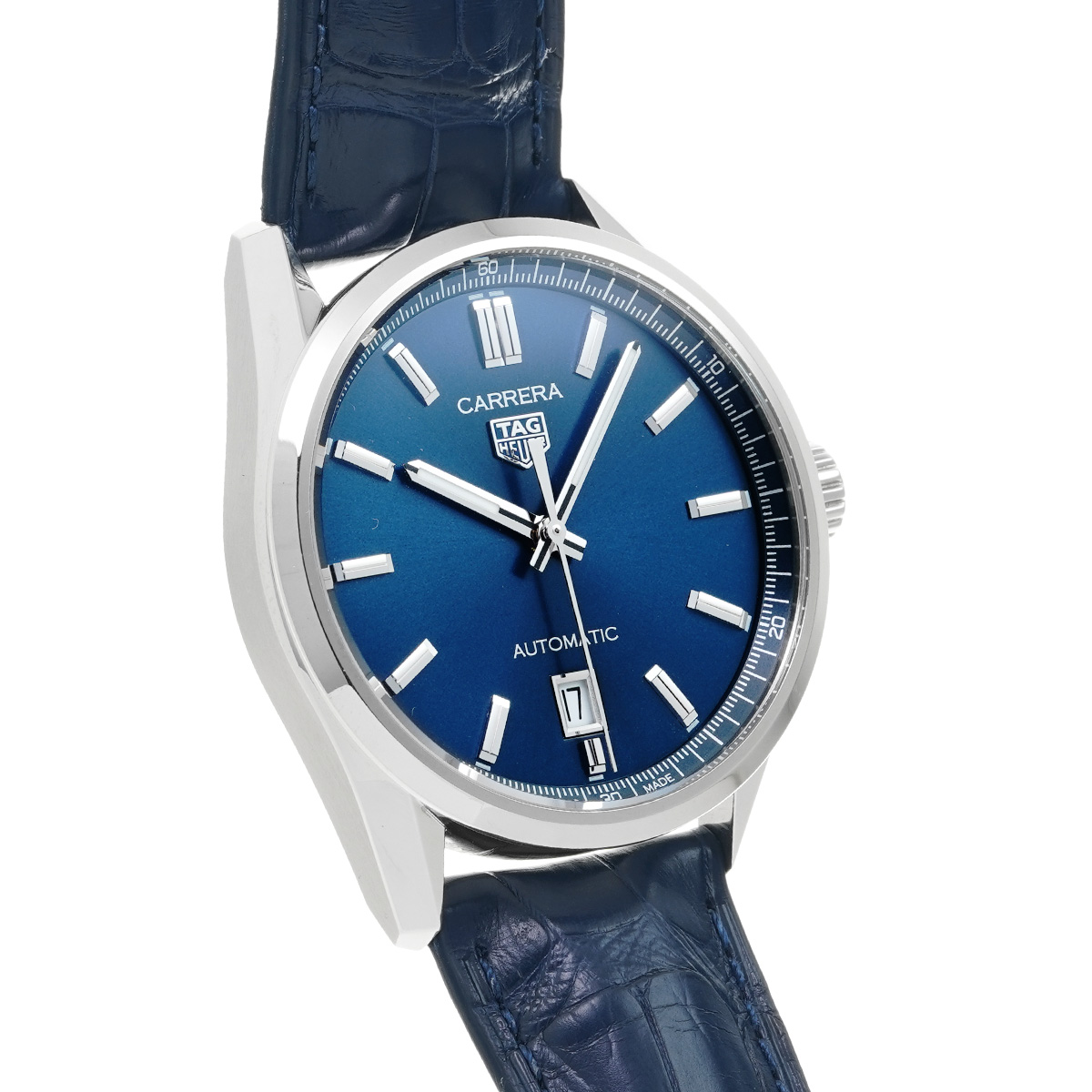 タグ ホイヤー カレラ デイト WBN2112.FC6504 ブルー メンズ 時計 【中古】【wristwatch】: ブランド時計 ｜WATCHNIAN(ウォッチニアン)公式通販/旧一風騎士